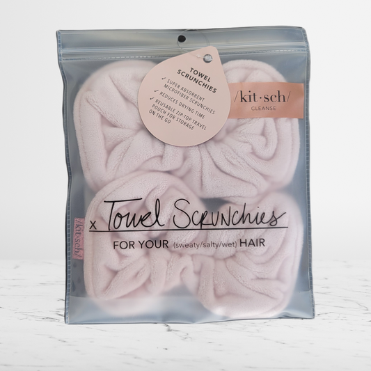 Towel Scrunchie 2 Pack - Blush