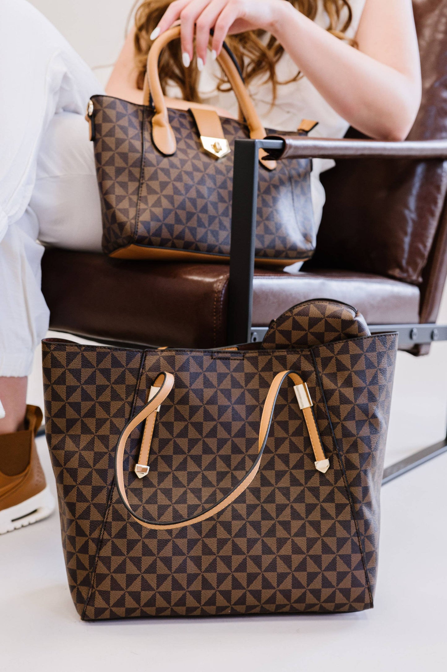 Diana Tote, Satchel + Wallet 3-piece Wallet