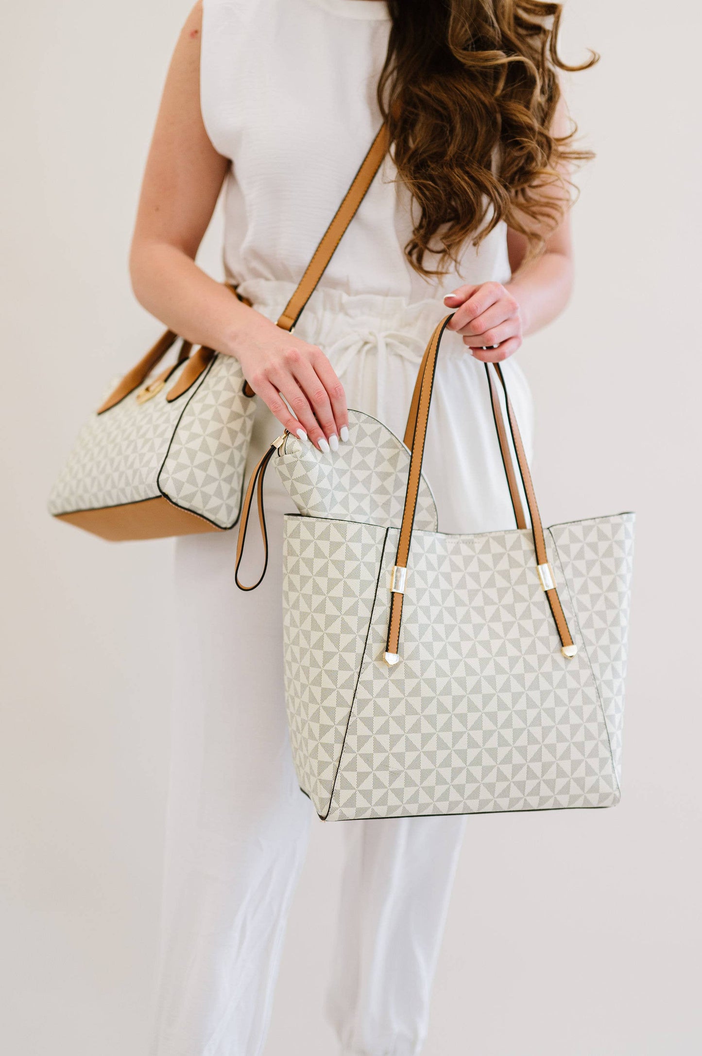 Diana Tote, Satchel + Wallet 3-piece Wallet