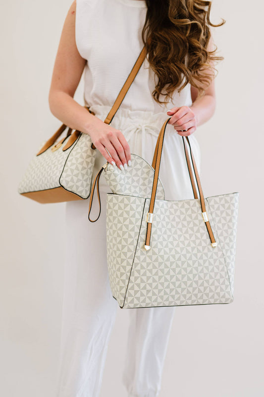 Diana Tote, Satchel + Wallet 3-piece Wallet